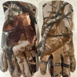 Camouflage Fleece Gloves for Men